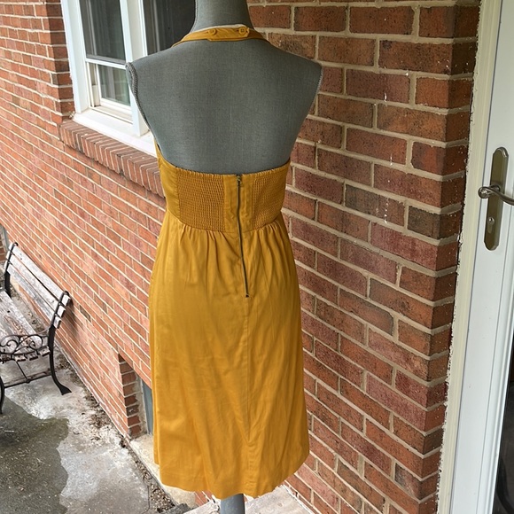 Yellow Halter Dress - Picture 3 of 4